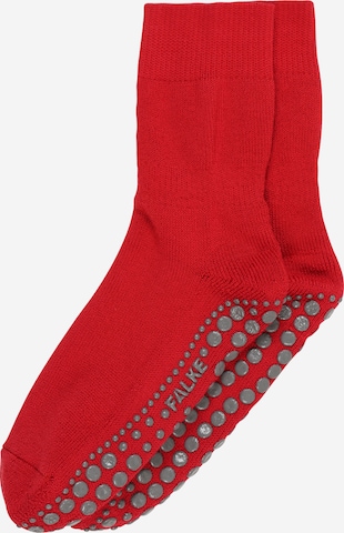 Chaussettes 'Homepads' FALKE en rouge : devant