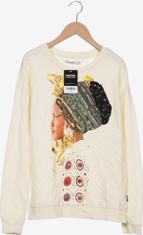 Desigual Sweatshirt & Zip-Up Hoodie in S in Yellow: front