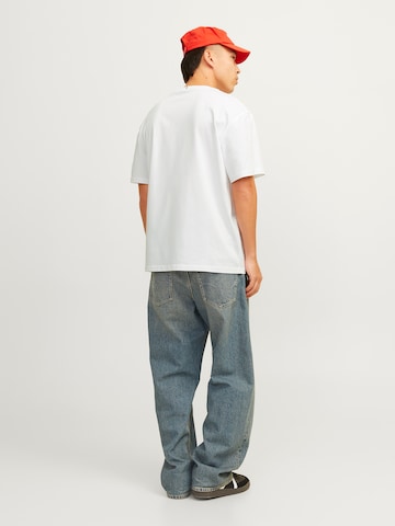JACK & JONES Póló 'JWHFREDERIKSBERG' - fehér: hátul