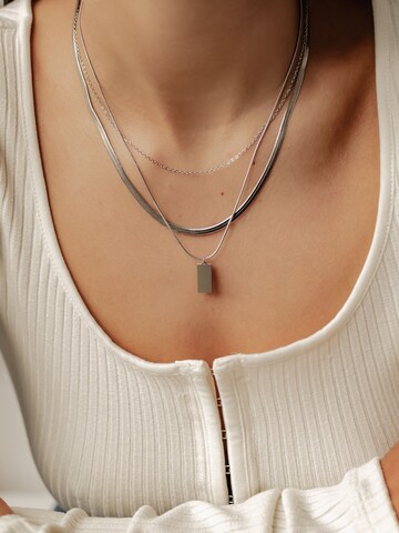 Hey Happiness - Cadena 'Urban Duo' en plata