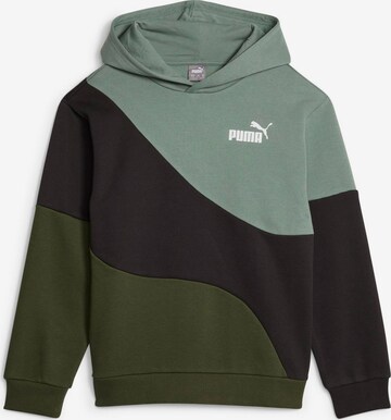 Hanorac sport de la PUMA pe verde: față