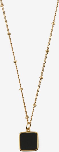 Orelia Halsband i guld / svart, Produktvy