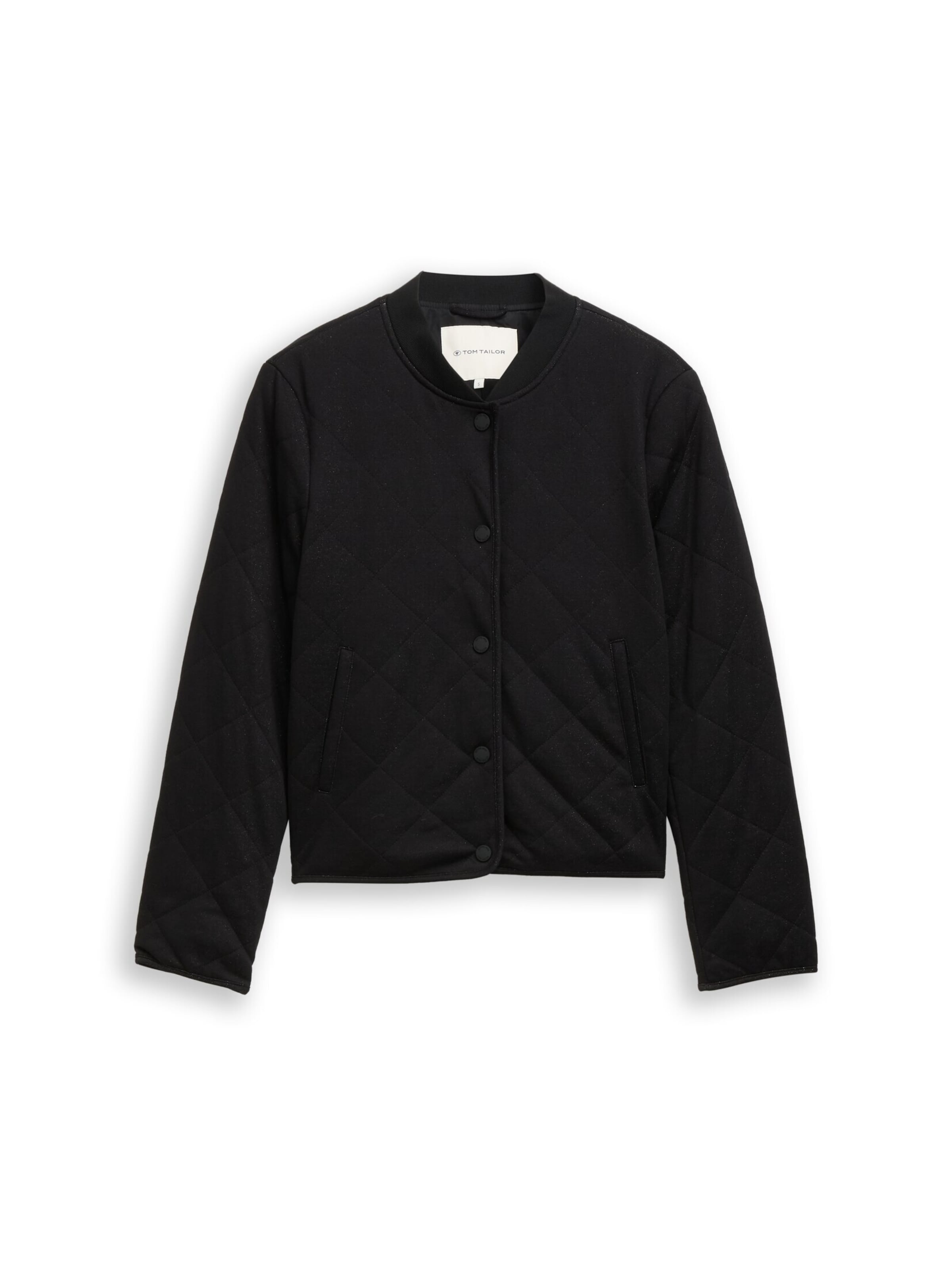 TOM TAILOR Between-season jacket in Black: front