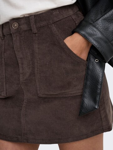 ONLY Skirt 'ONLAmazing' in Brown