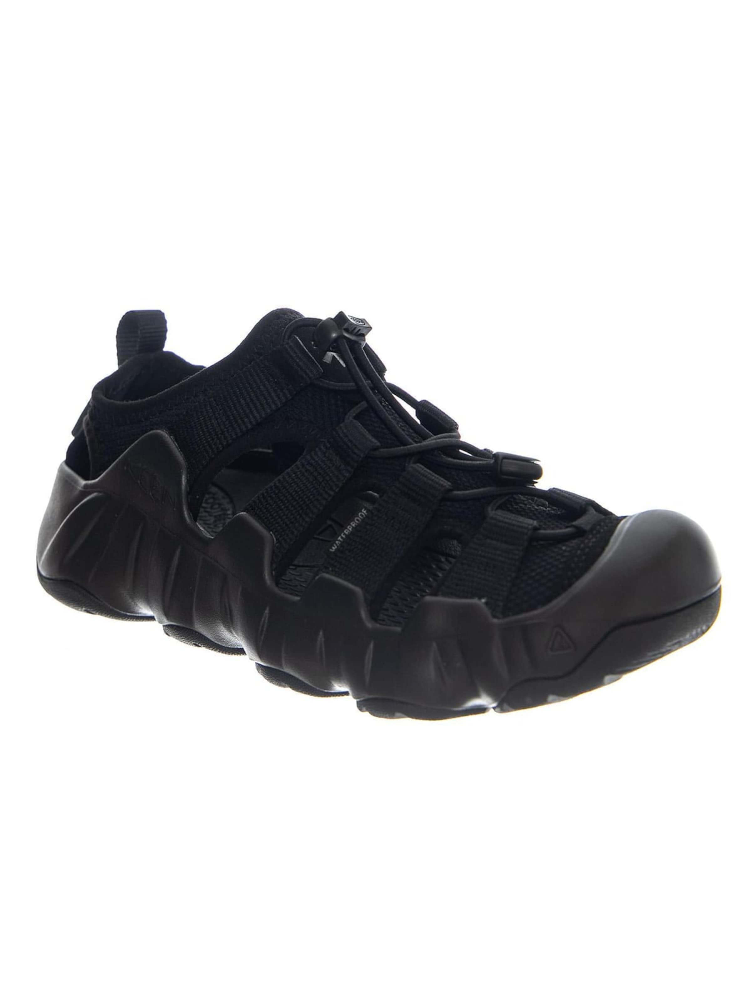 KEEN Sportslig snøresko 'Hyperport H2 W SP Triple Black' i sort: forside