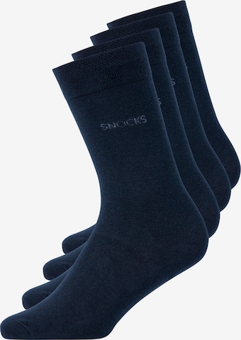 SNOCKS Business-Socken in Blau: predná strana