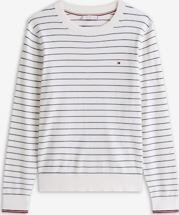 Pull-over TOMMY HILFIGER en blanc : devant
