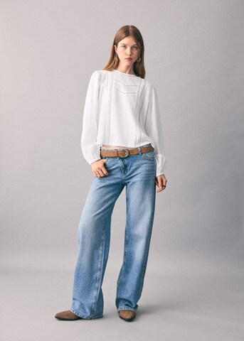 MANGO TEEN Blouse 'Royal' in White