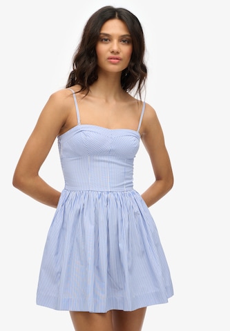 Superdry Zomerjurk in Blauw: voorkant