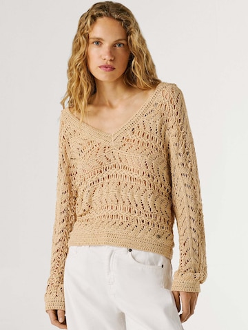 Pepe Jeans Pullover 'Kiana' in Beige: Vorderseite