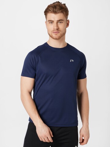 T-Shirt Newline en bleu : devant