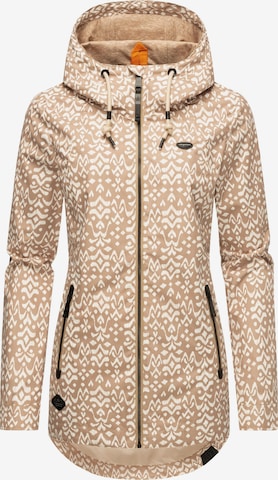 Veste fonctionnelle 'Zuzka' Ragwear en beige : devant