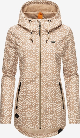 Ragwear Weatherproof jacket 'Zuzka' in Dark beige / White, Item view