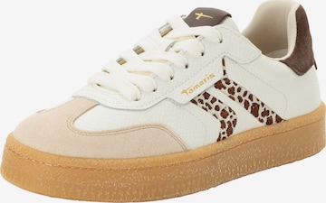Tamaris Platform trainers in Beige: front