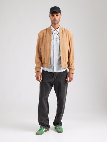 CAMP DAVID Slim Fit Hemd in Grün