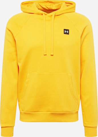 UNDER ARMOUR Athletic Sweatshirt 'Rival' in Orange: front