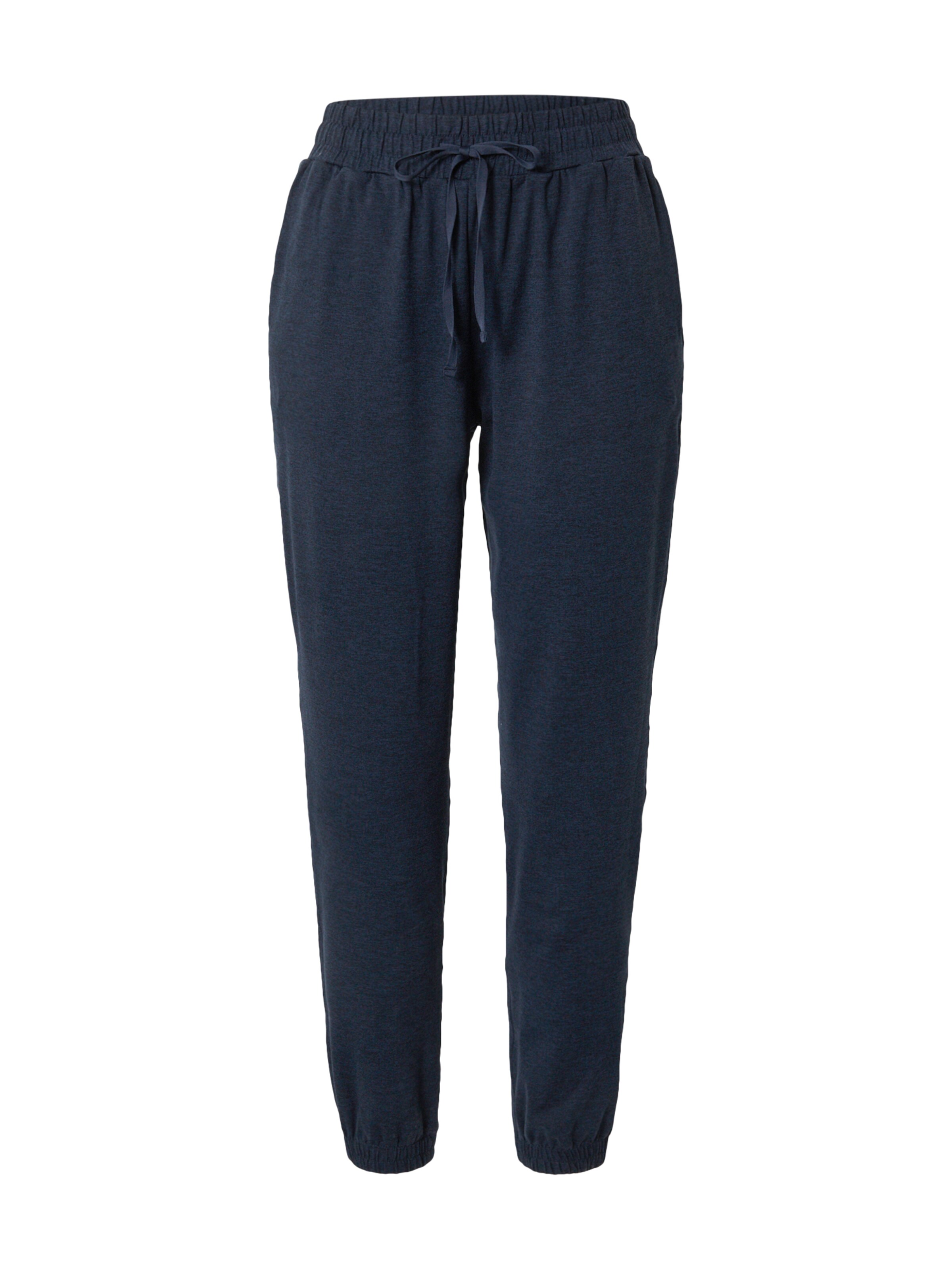 Girlfriend Collective Tapered Sportbyxa 'RESET' i blå: framsida