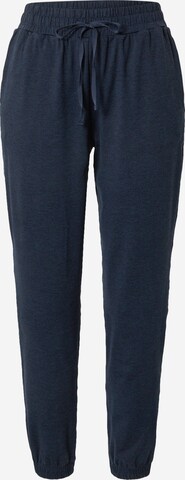 Girlfriend Collective Tapered Sportbroek 'RESET' in Blauw: voorkant