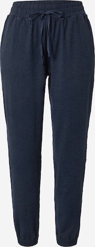 Girlfriend Collective Tapered Workout Pants 'RESET' in Blue: front