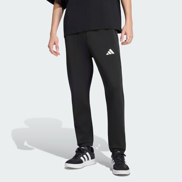 Tapered Pantaloni sportivi 'Stadium' di ADIDAS SPORTSWEAR in nero: frontale