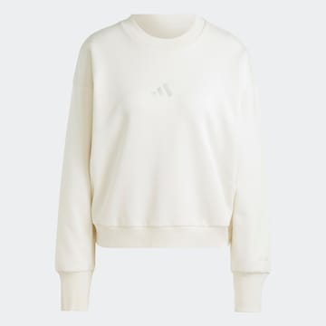 Felpa sportiva 'ALL SZN' di ADIDAS SPORTSWEAR in bianco: frontale