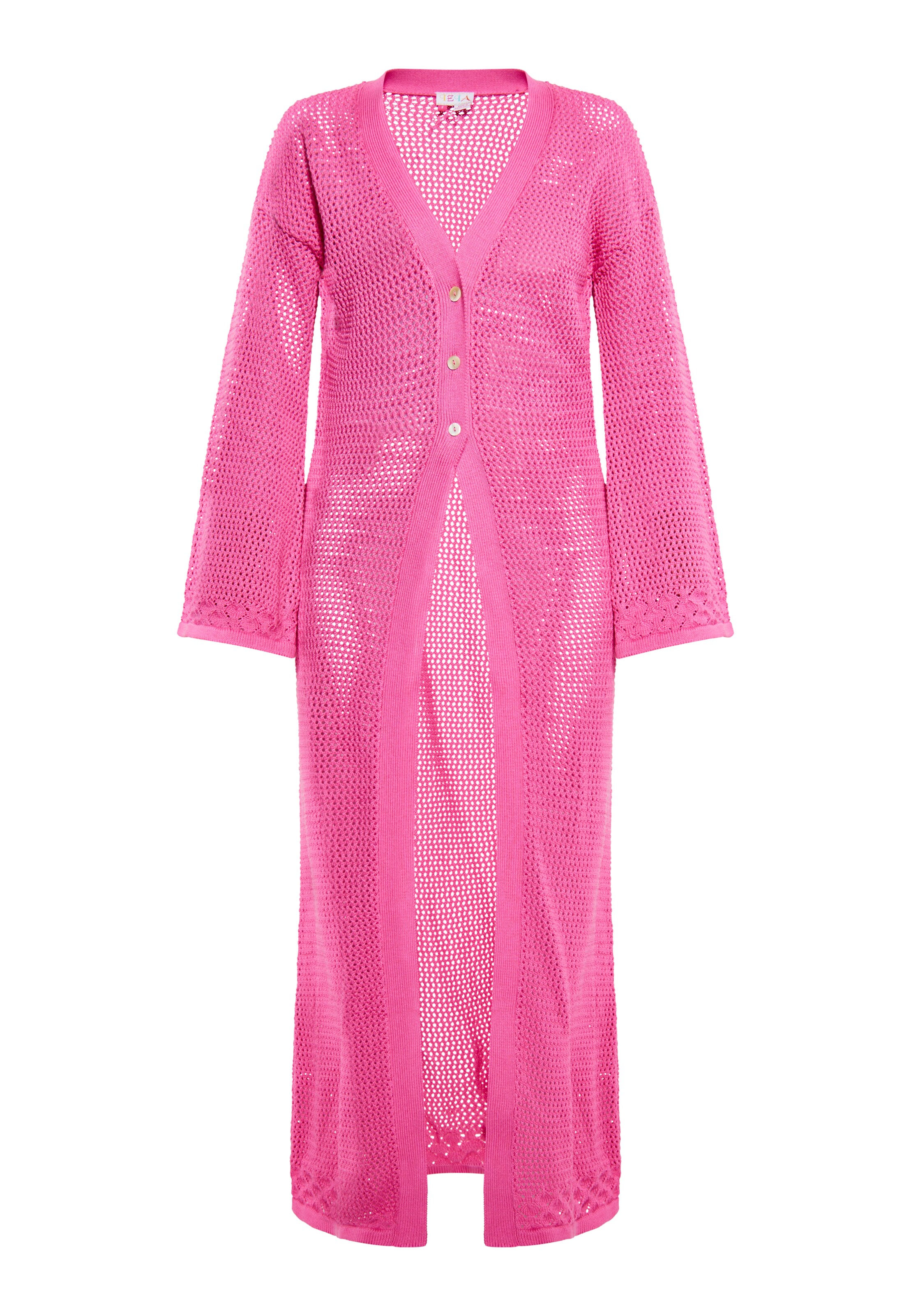 IZIA Вязаная кофта в Ярко-розовый: спереди