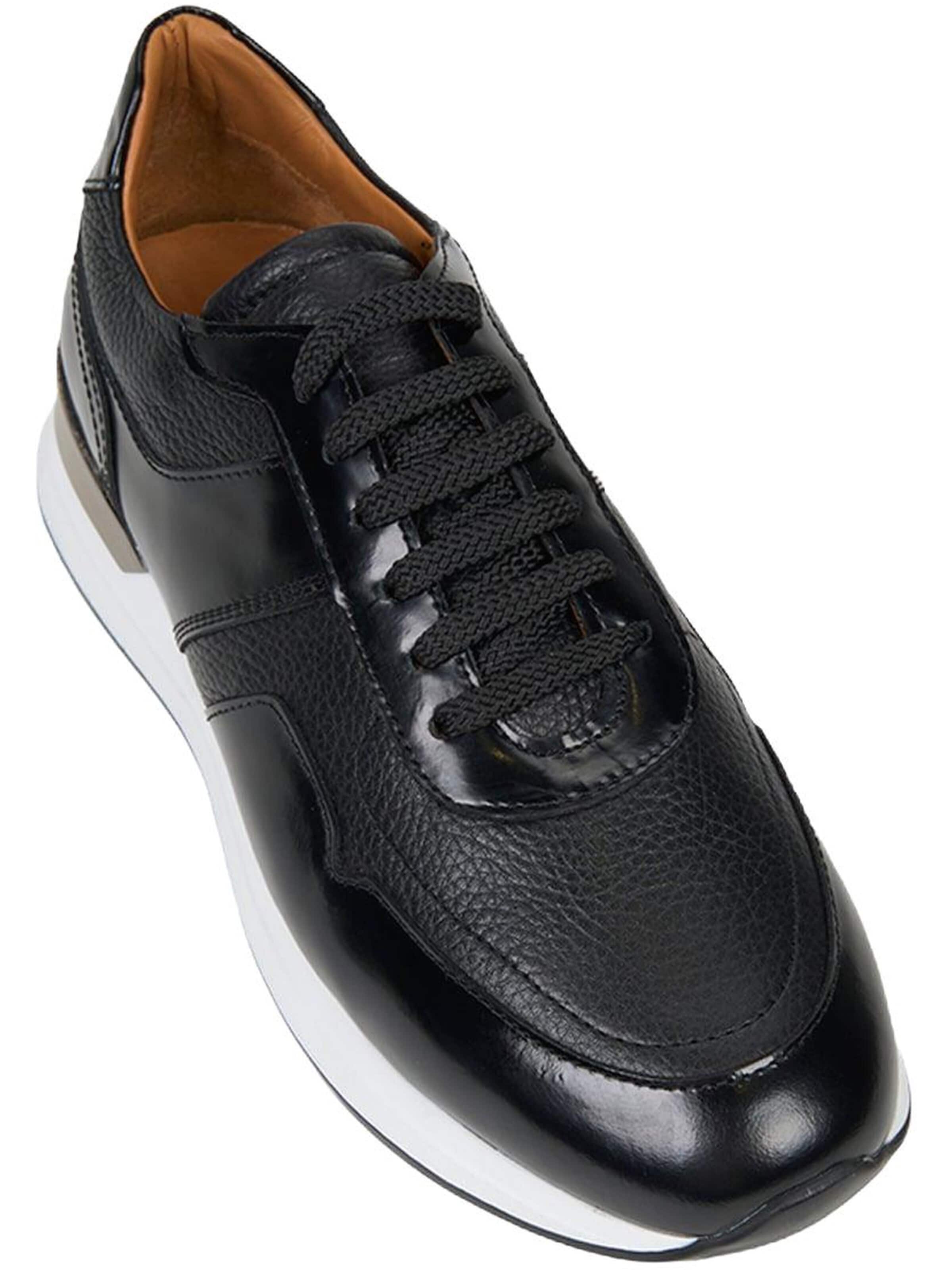 Desa - Zapatillas sin cordones 'Trainer' en negro: frente