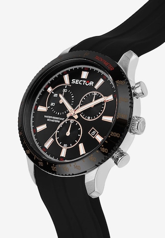 SECTOR Analog Watch in Black