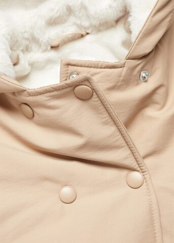 MANGO KIDS Winter Jacket 'Lina5' in Beige
