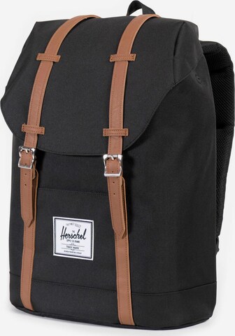 Herschel Rucksack 'Retreat' in Schwarz