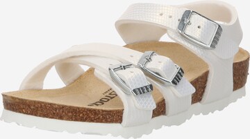 BIRKENSTOCK Open shoes 'Kumba' in White: front