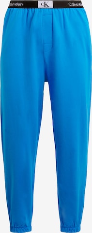 Calvin Klein UnderwearPidžama hlače - plava boja: prednji dio