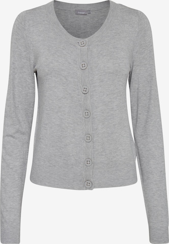 Cardigan Fransa en gris : devant