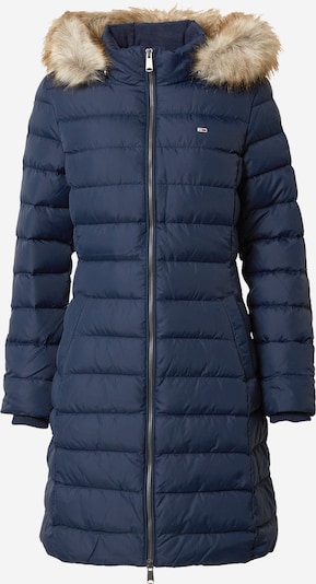 Cappotto invernale Tommy Jeans di colore beige / navy, Visualizzazione prodotti