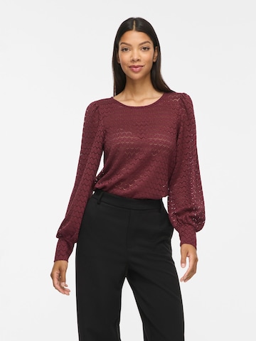 Camicia da donna 'VIDano' di VILA in rosso: frontale