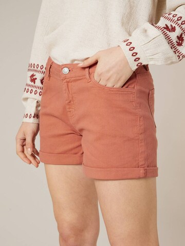 Regular Pantalon 'Cerise' Deeluxe en orange