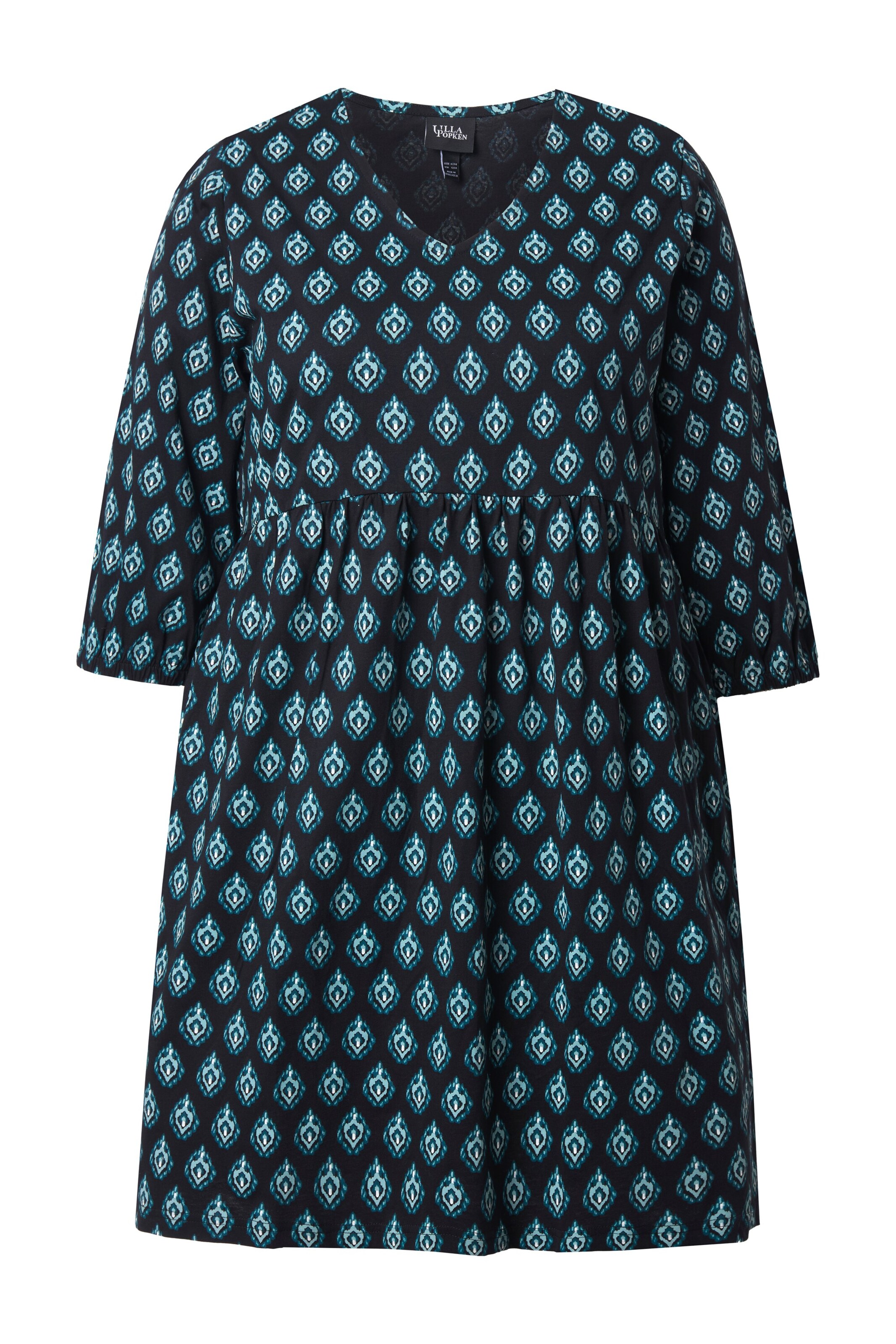 Ulla Popken Jurk in Zwart: voorkant