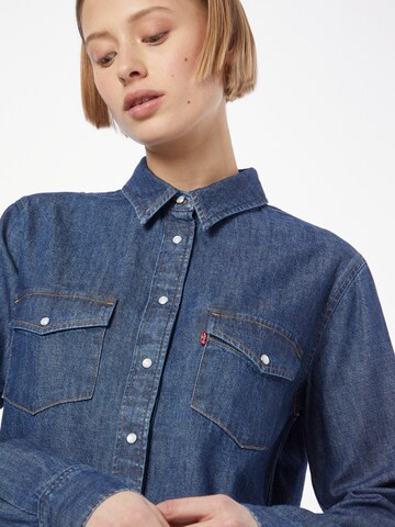 LEVI'S ® Bluse 'Iconic Western' in Blau