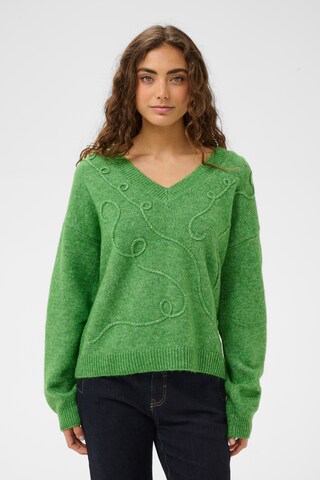 CULTURE Sweater in Green: front