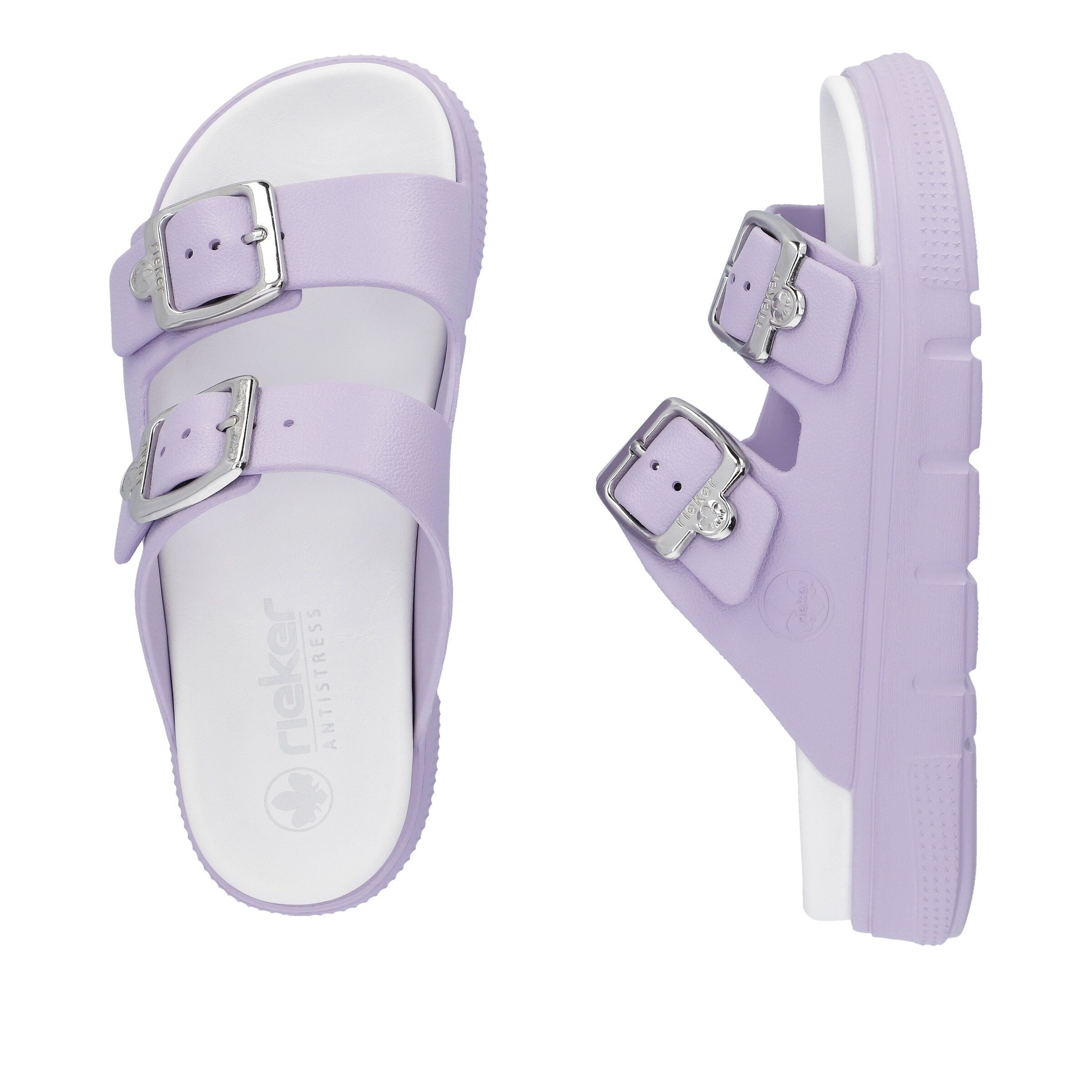 Rieker Pantolette in Lila