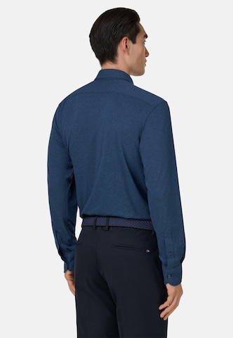 Boggi Milano Comfort fit Overhemd in Blauw