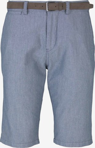 TOM TAILOR Slimfit Shorts 'Josh' in Blau: predná strana