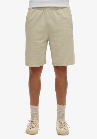 regular Pantaloni 'Essential' di Superdry in beige: frontale