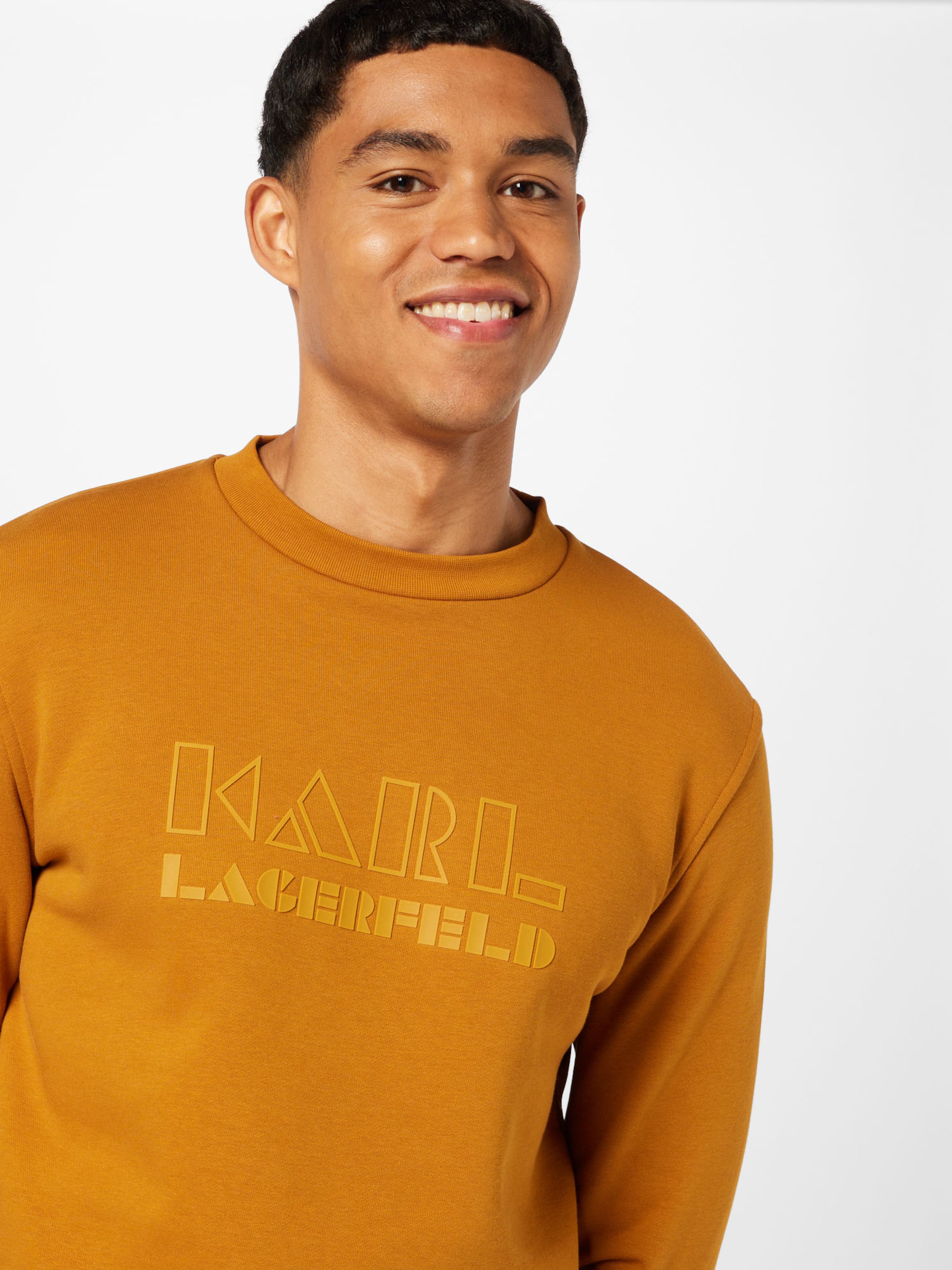 Karl lagerfeld store yellow sweatshirt