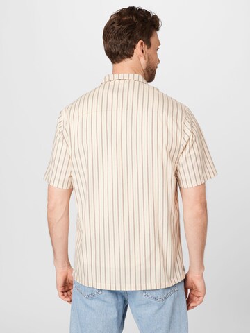 Regular fit Camicia di Rotholz in beige