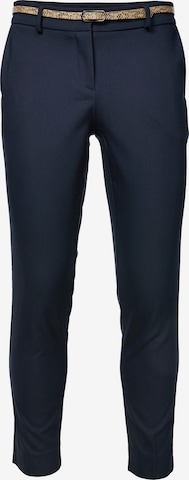 Orsay Pleated Pants in Blue: front