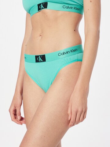 žalia Calvin Klein Underwear Moteriškos kelnaitės: priekis