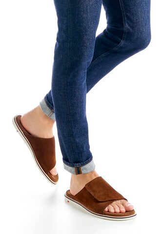 LLOYD Classic Flats 'ELIOS' in Brown: front