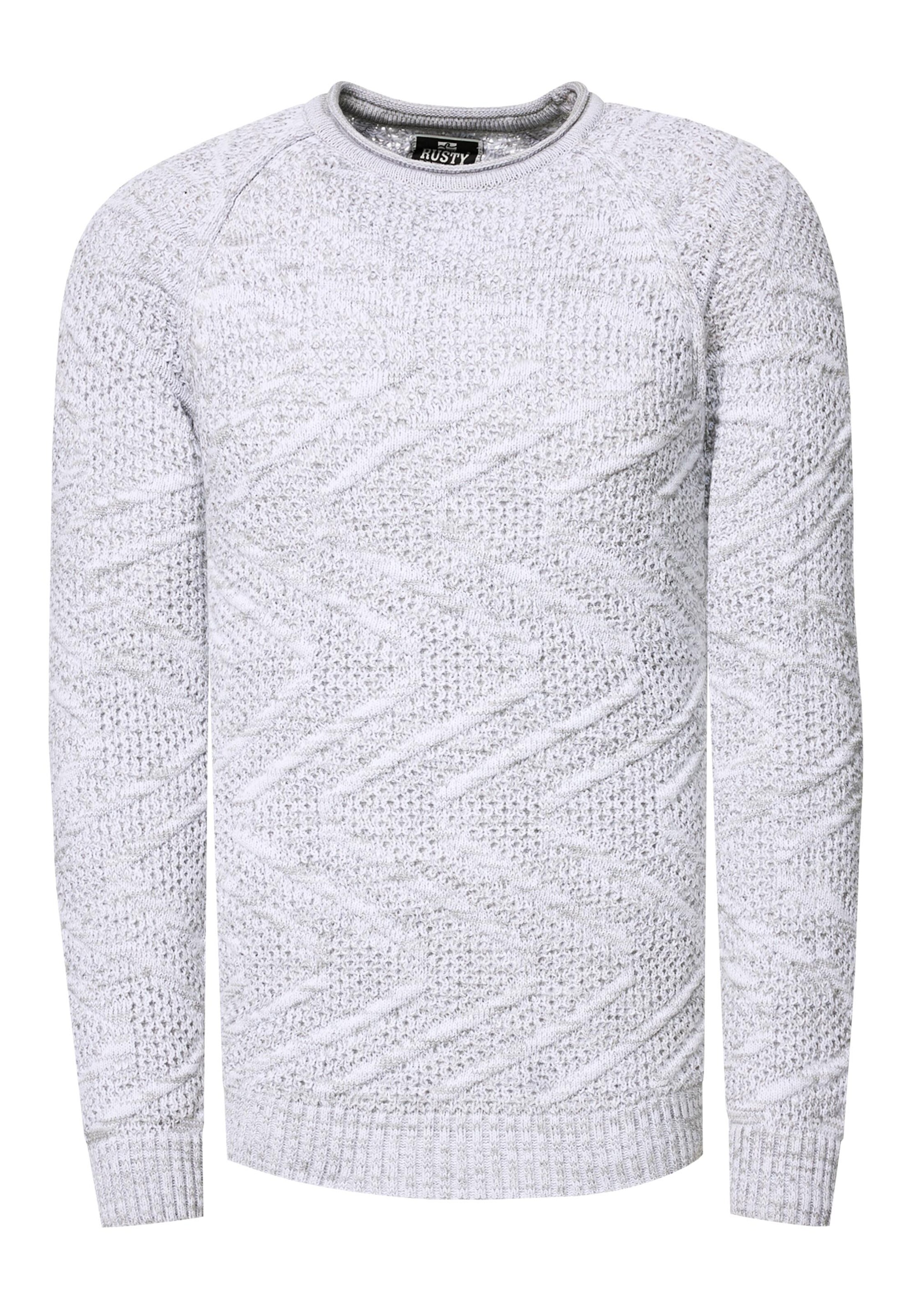 Rusty Neal Pullover in Weiß: Vorderseite