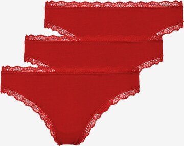 SNOCKS Thong in Red: front